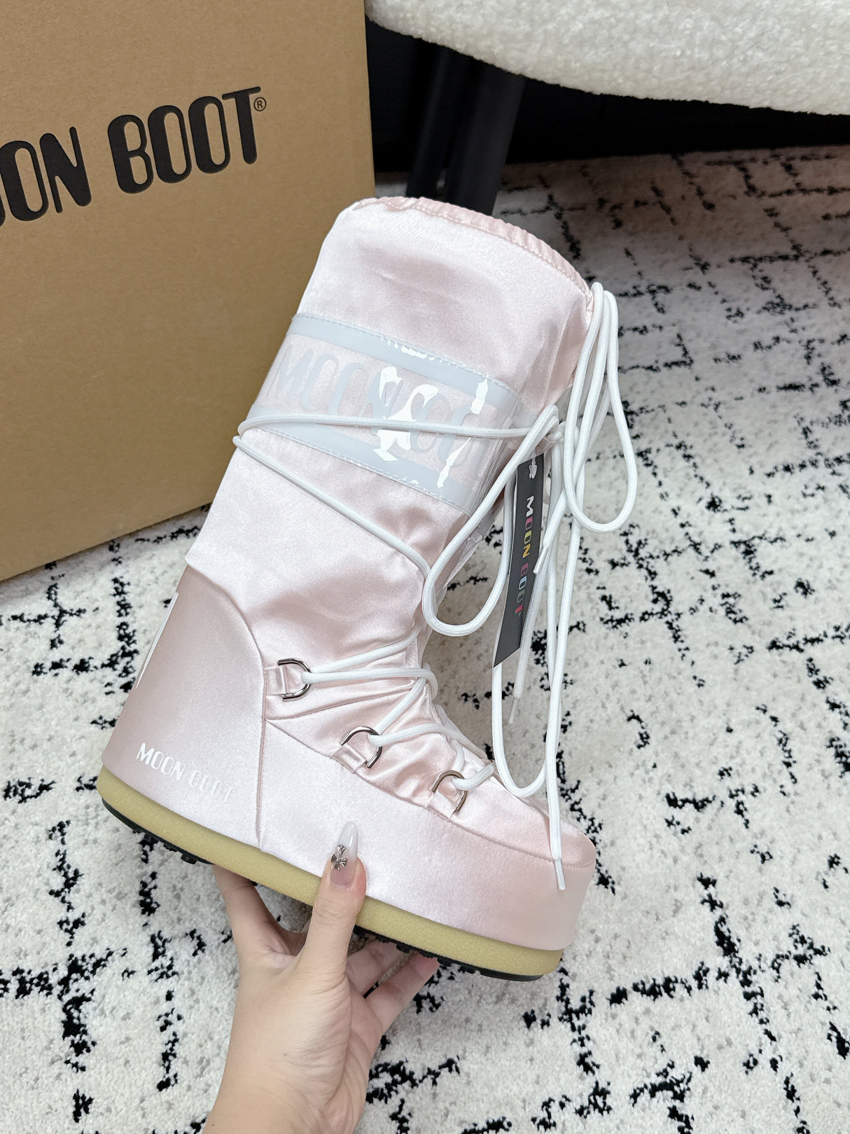 Moon Boot Icon Pearly – Doposci Iconici Invernali Donna