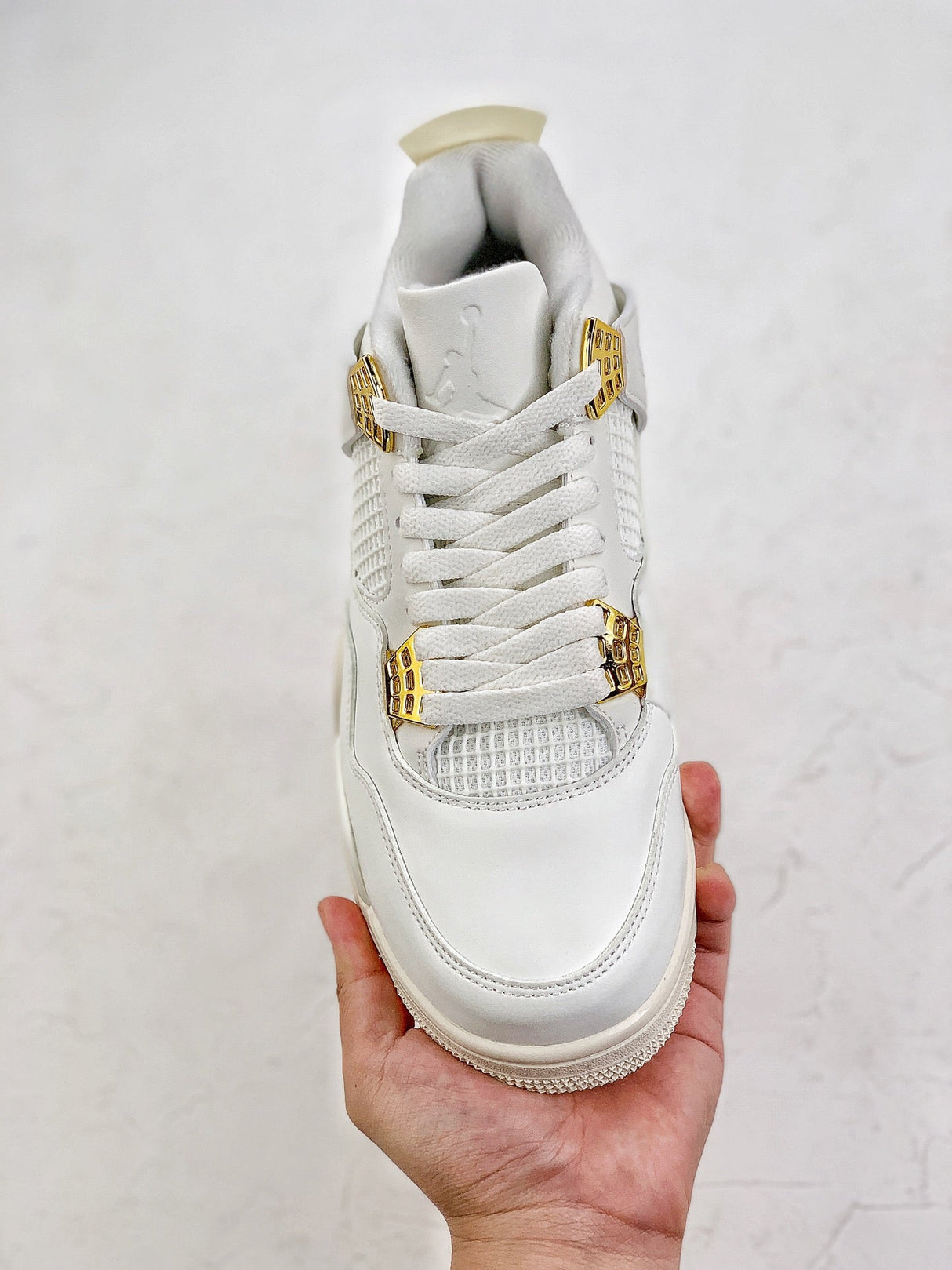 Air Jordan AJ4 Retro AQ9129-170 OG''Sail Metallic Gold" size 40 - 48 My Store
