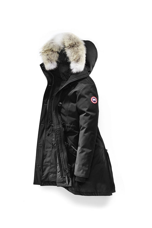 Canada Goose Rossclair Parka in Black with Fox Fur My Store