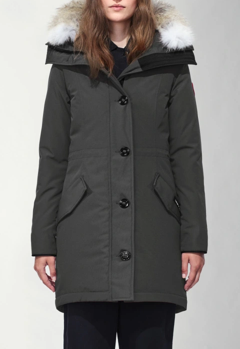 Canada Goose Rossclair Parka in Black with Fox Fur My Store