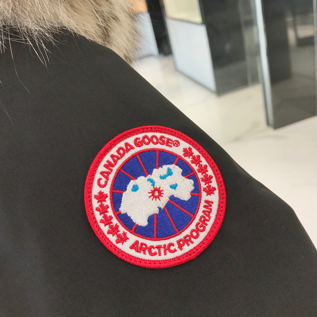 Canada Goose Rossclair Parka in Black with Fox Fur My Store