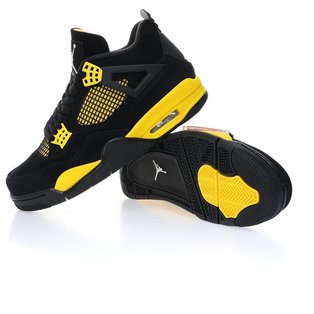 Air Jordan 4 Retro "Thunder" AJ4 mid-top retro casual sports culture basketball shoes My Store