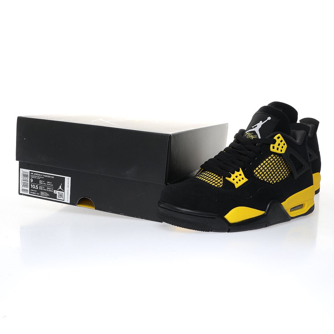 Air Jordan 4 Retro "Thunder" AJ4 mid-top retro casual sports culture basketball shoes My Store