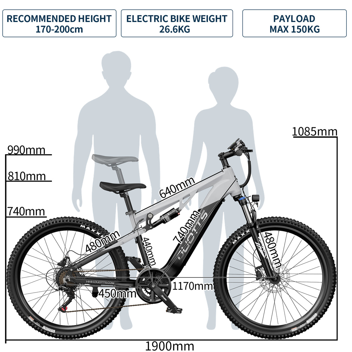 Duotts E29 e-bike estockk.com