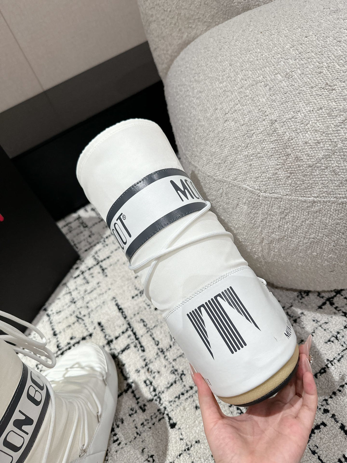 Moon Boot ICON UNISEX - Stivali con i lacci - white