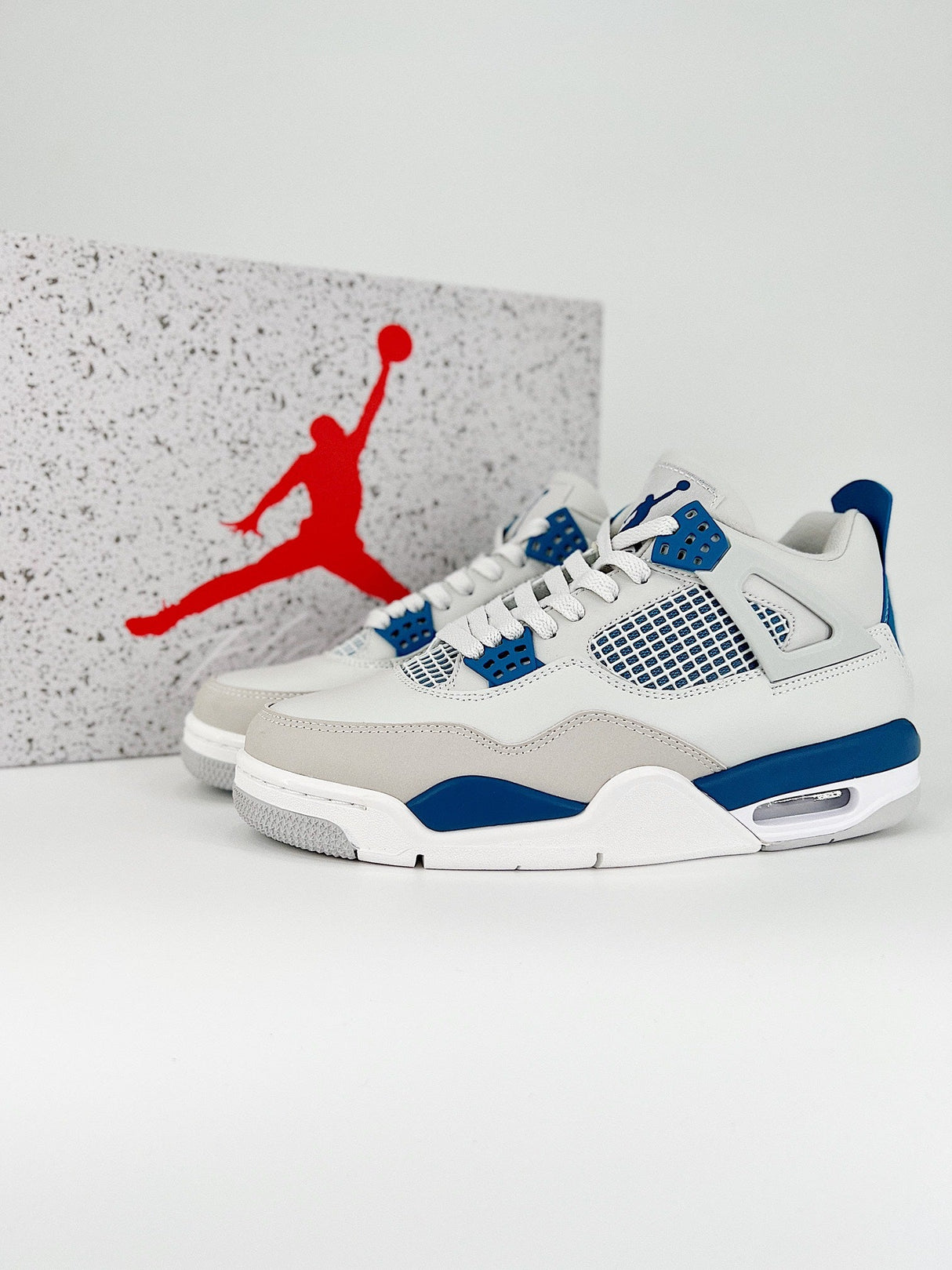 Air Jordan AJ4 Retro FV5029-141 size 36 - 47.5 military blue My Store