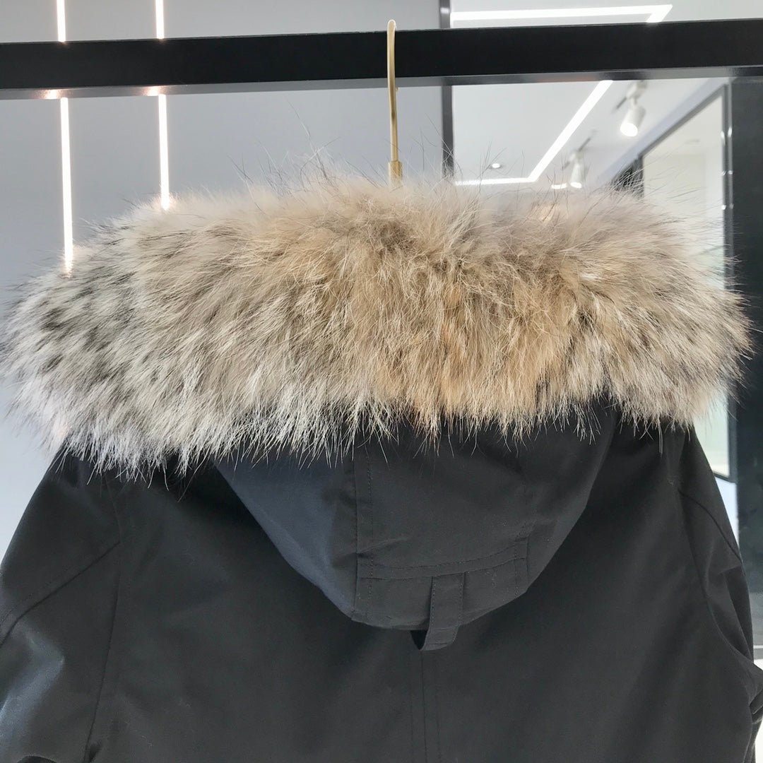 Canada Goose Rossclair Parka in Black with Fox Fur My Store
