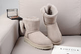 UGG Fluff Bow Mini Boots Grey