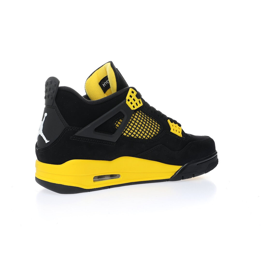 Air Jordan 4 Retro "Thunder" AJ4 mid-top retro casual sports culture basketball shoes