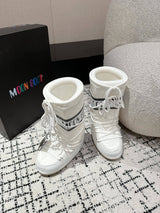 Moon Boot ICON UNISEX - Stivali con i lacci - white