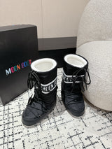 Moon Boot ICON GLANCE UNISEX - Stivali con i lacci - black