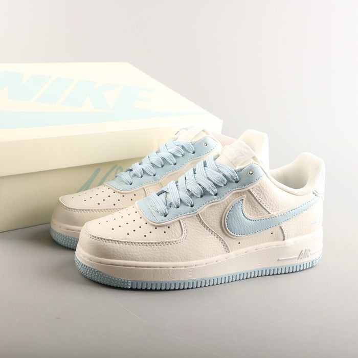 Nike Air Force 1 Low 07 40th White and Blue Sneaker - ESTOCKK