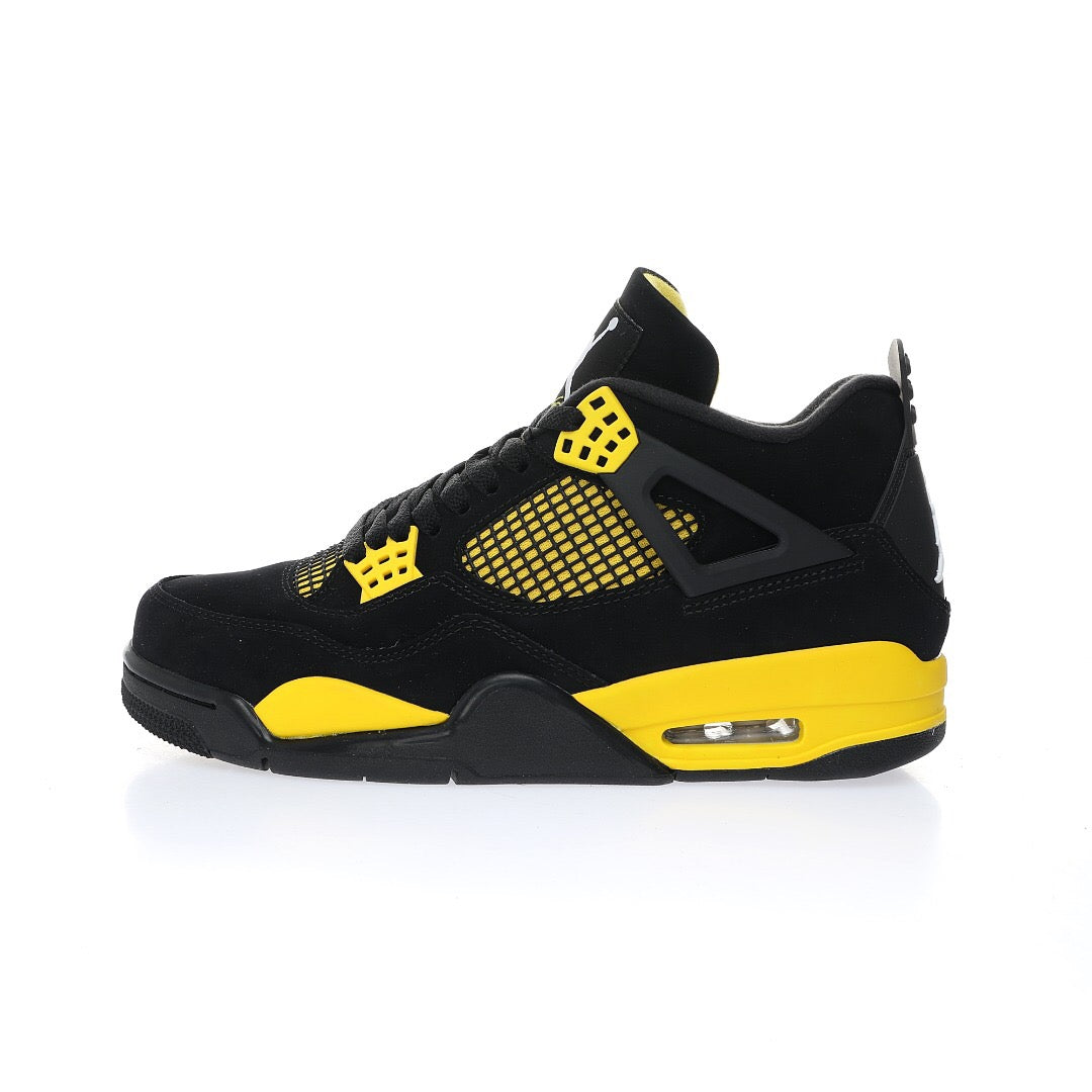 Air Jordan 4 Retro "Thunder" AJ4 mid-top retro casual sports culture basketball shoes