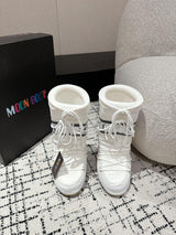 Moon Boot ICON UNISEX - Stivali con i lacci - white