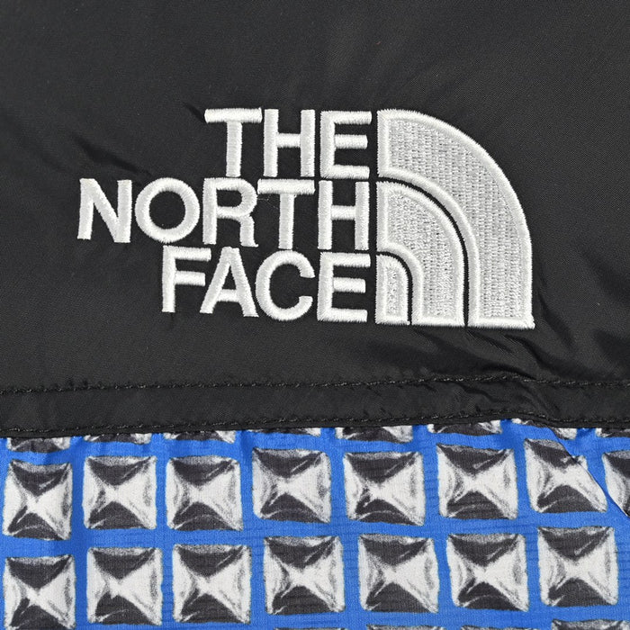 1996 Nuptse Supreme & The North Face Co-branded Studded Down Blue Jacket - ESTOCKK