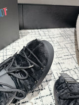 Moon Boot ICON LOW UNISEX - Stivaletti stringati - black