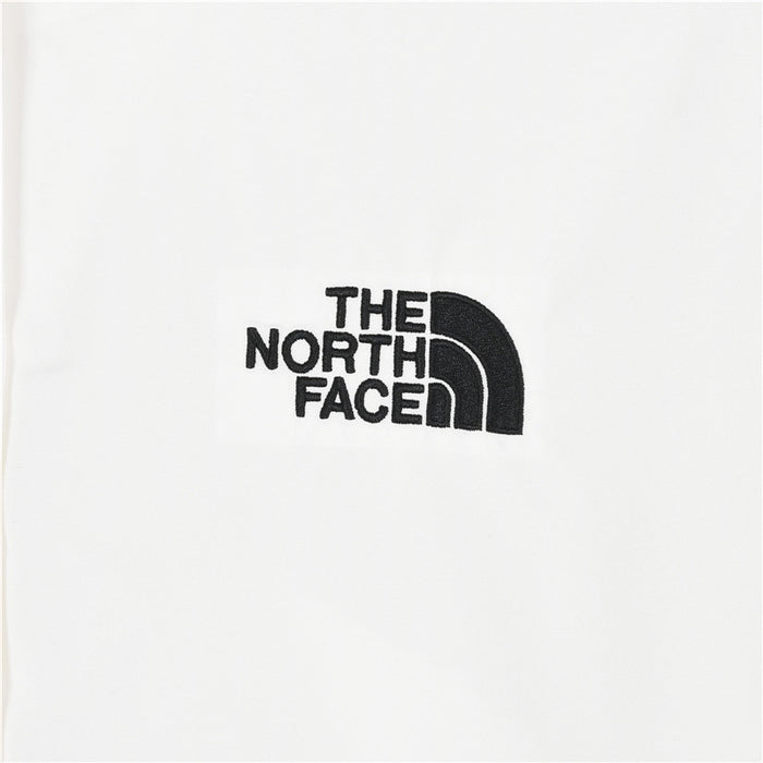The North Face Solid White Color Logo Printed Hooded Jacket Top Hot Melt Version - ESTOCKK