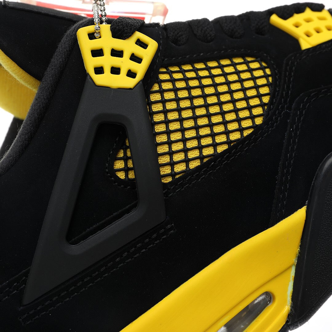 Air Jordan 4 Retro "Thunder" AJ4 mid-top retro casual sports culture basketball shoes