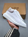 Alexander McQueen Classic Sports White Shoes - ESTOCKK