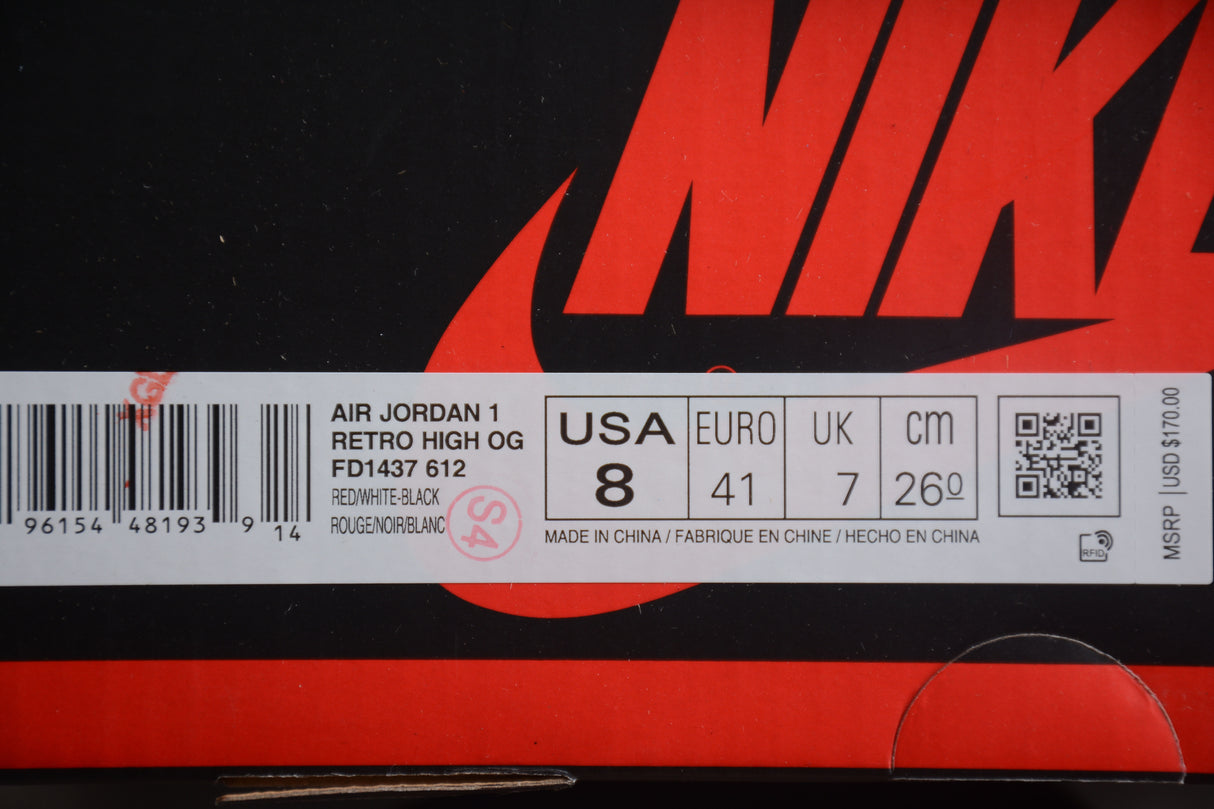 Air Jordan 1 Retro High OG Chicago Lost and Found size 36 - 47