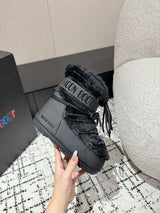 Moon Boot ICON LOW UNISEX - Stivaletti stringati - black