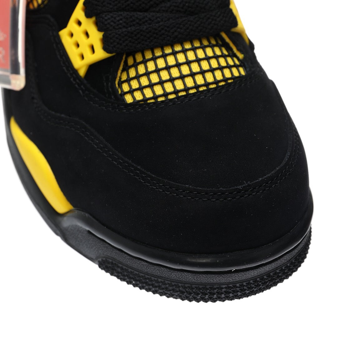 Air Jordan 4 Retro "Thunder" AJ4 mid-top retro casual sports culture basketball shoes
