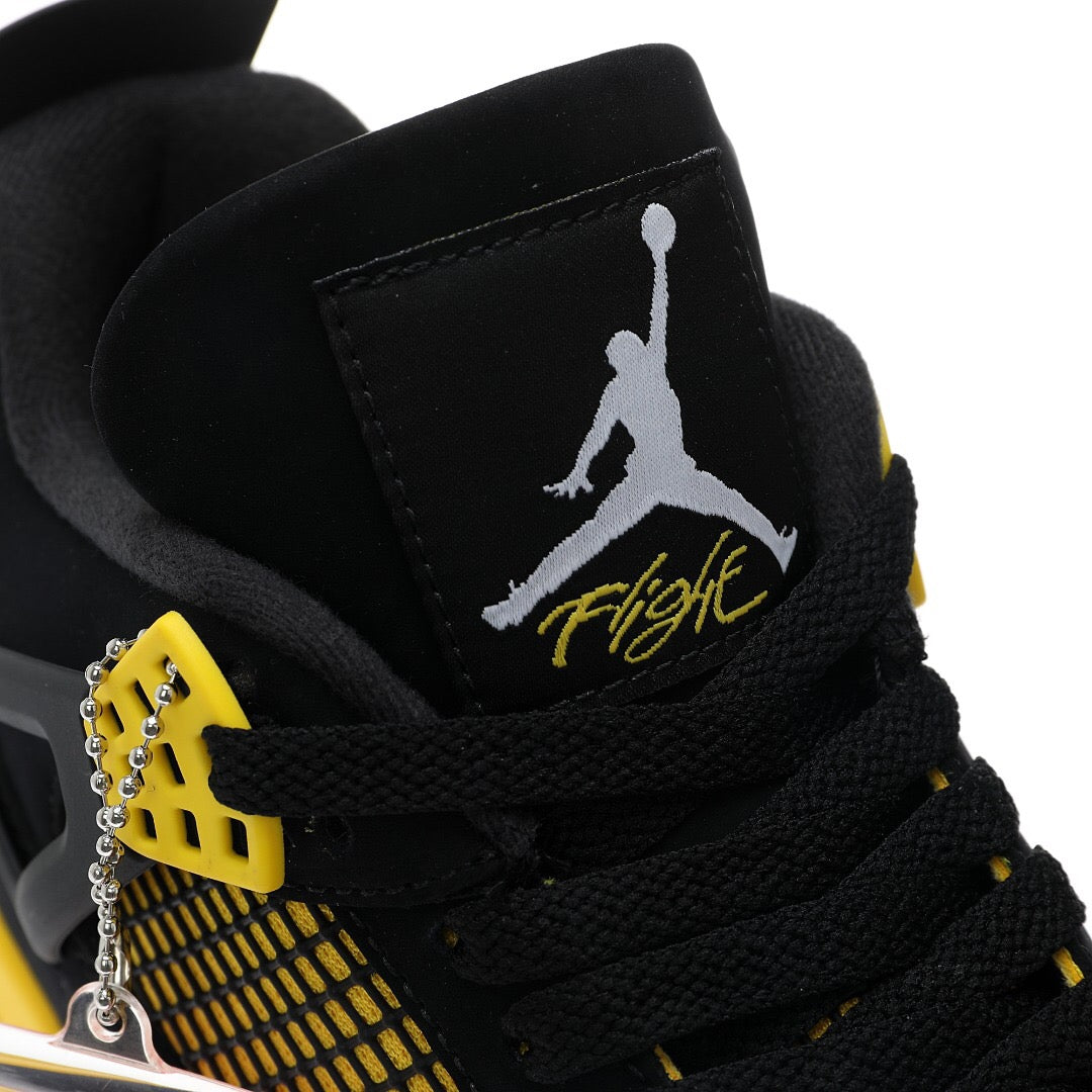 Air Jordan 4 Retro "Thunder" AJ4 mid-top retro casual sports culture basketball shoes